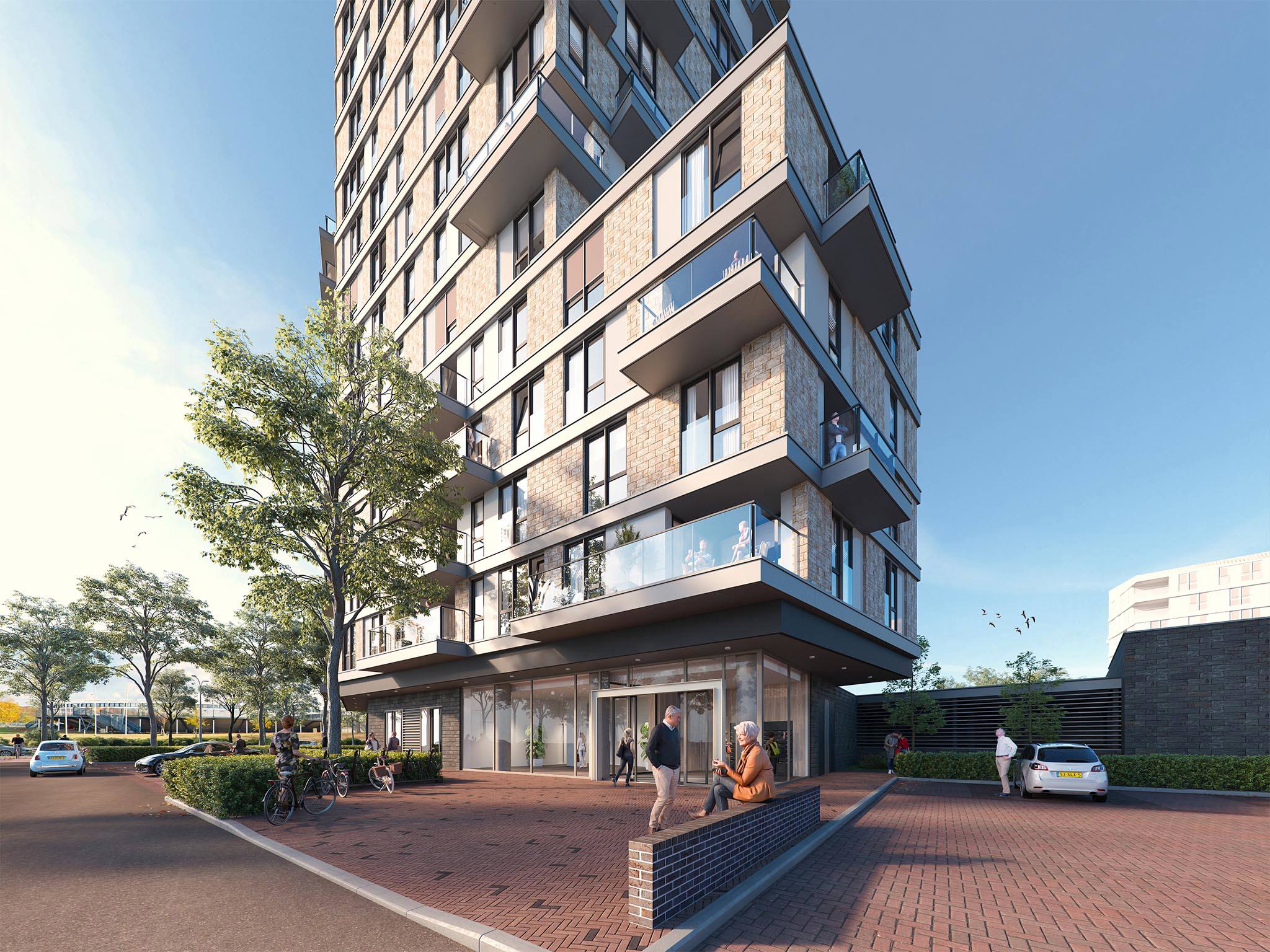 Nieuwbouw Hengelo Woontoren Apollo Entree 2048X1536 Web